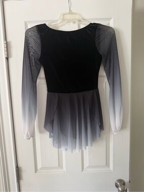 EUC Weissman SA I’m Yours lyrical black & gray ombré costume ballet contemporary